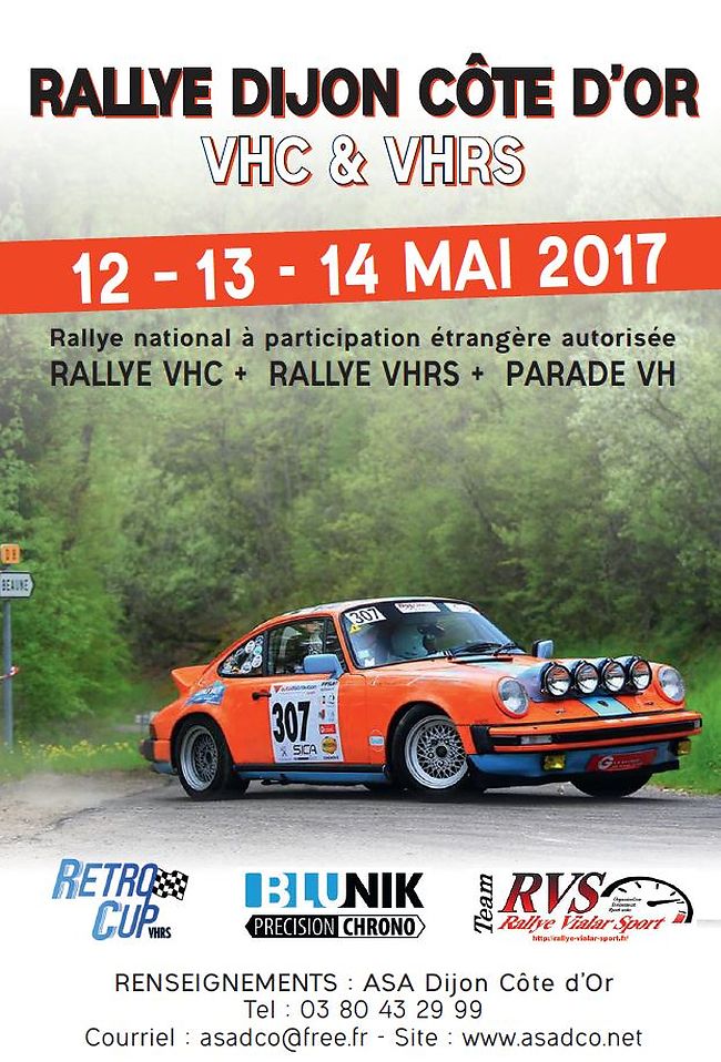Rally Dijon Côte d'Or 2017